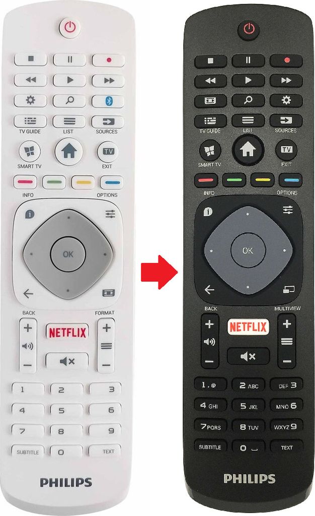 Originale Fernbedienung für Philips TV 996598005558 | Produktbild 