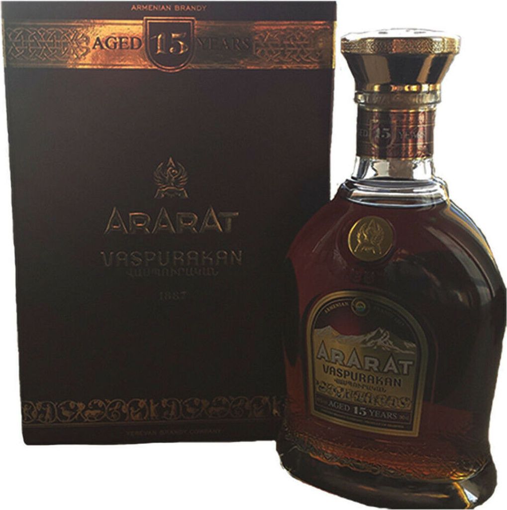 Armenischer Brandy Ararat Vaspurakan 0,5L 40% Vol. 15 Jahre Reifezeit арарат