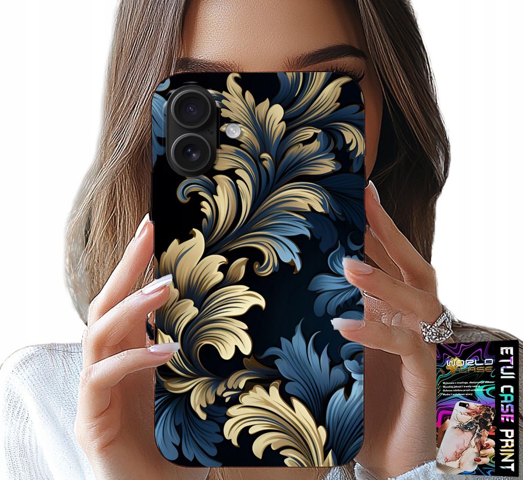 Fall Für Iphone 16 - Elegantes Gold Modische Designs Fall