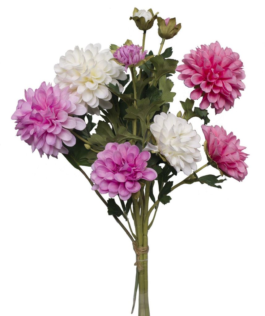 2474U Kunstblumenstrauß weiß pink, Künstliches Produktbild 