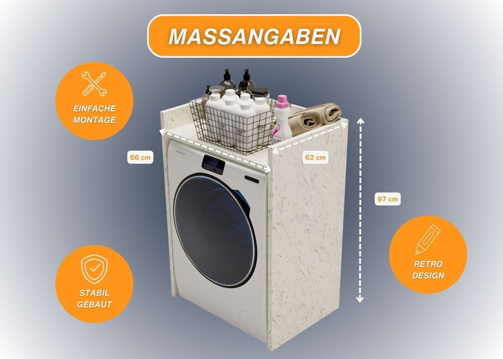 CraftPAK Waschmaschinenschrank geeignet für | Kaufland.de