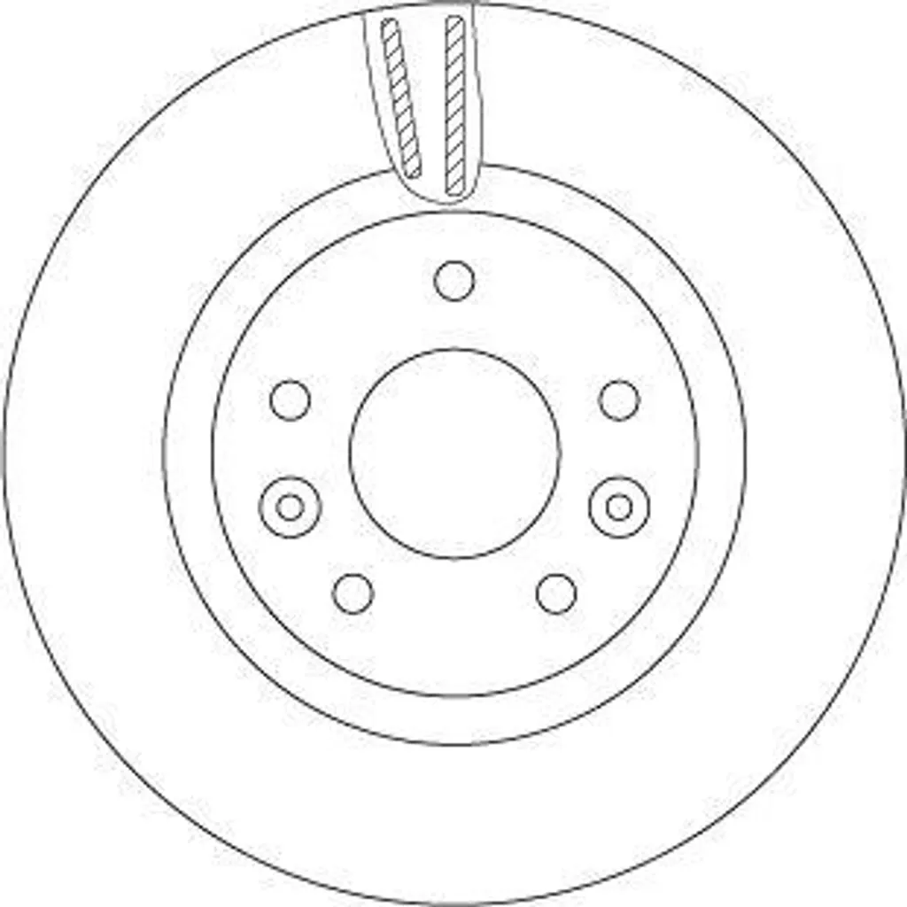 Disque de frein avant ventilé pour Nissan Qashqai et X-Trail T32