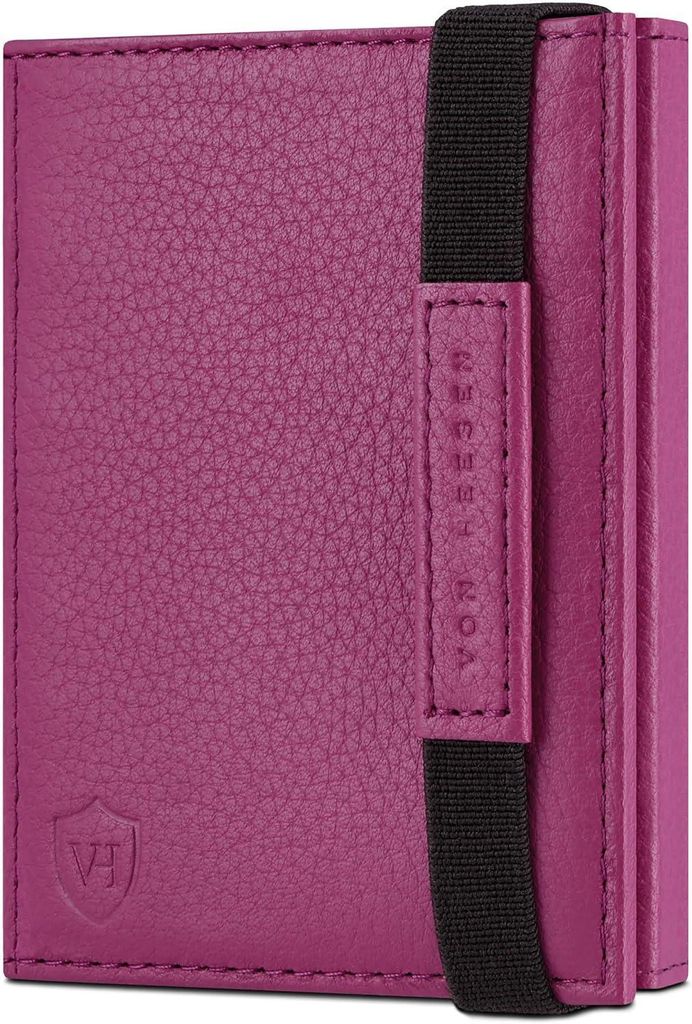 Geldbörse Slim Wallet mit Münzfach & RFID-Schutz Mini Geldbörse Herren & Damen Kartenetui Kreditkartenetui Portmonee Geldbeutel Portemonnaie klein