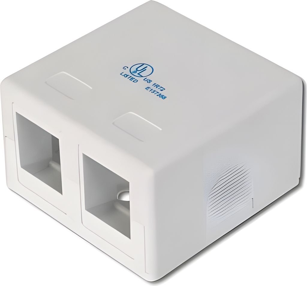 DIGITUS Gehäuse für Keystone 2xKeystone, weiß Image du produit 
