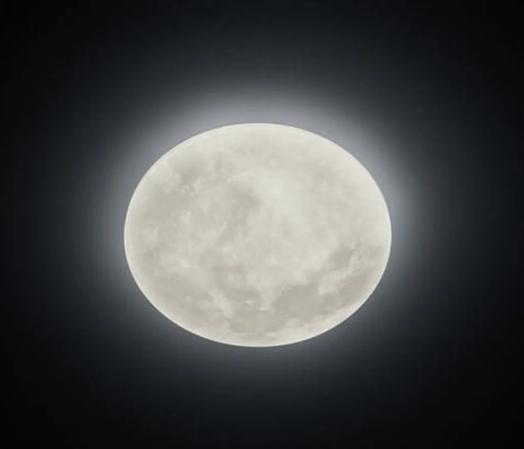 Plafonnier LED Dimmable LUNAR Effet Phase de Lune et Mode Veilleuse - 24