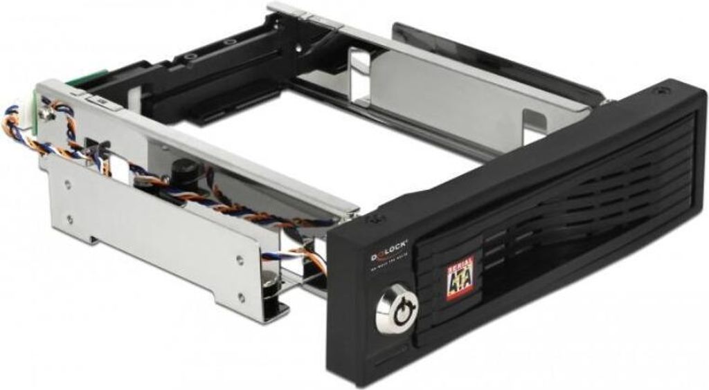 DeLOCK 5.25" Mobile Rack, 8,89 cm (3.5"), Wandverteiler, Produktbild 