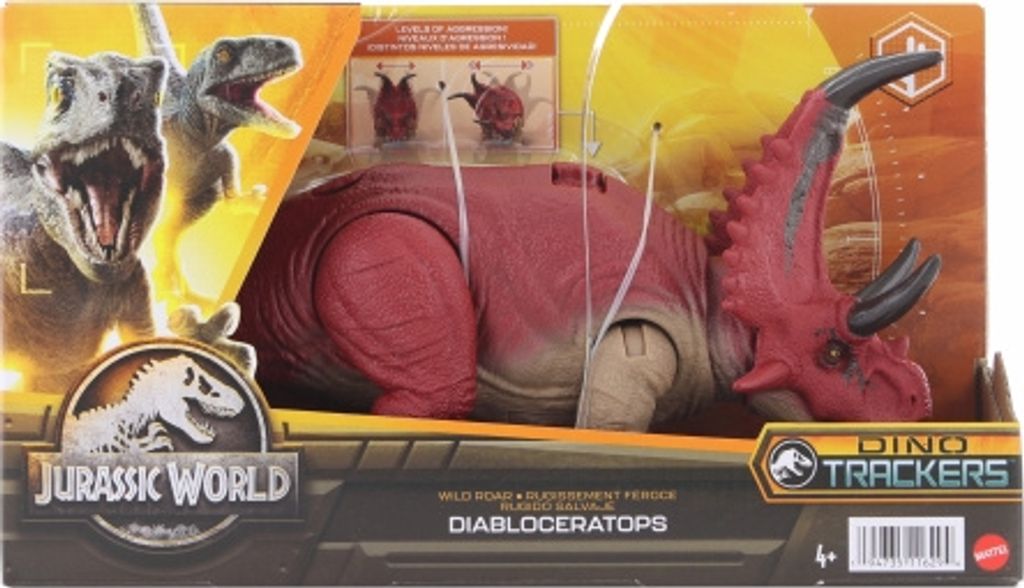 Jurassic World HLP16, 4 rok/roky, Hnědá, Červená, Plast Obrázek produktu 