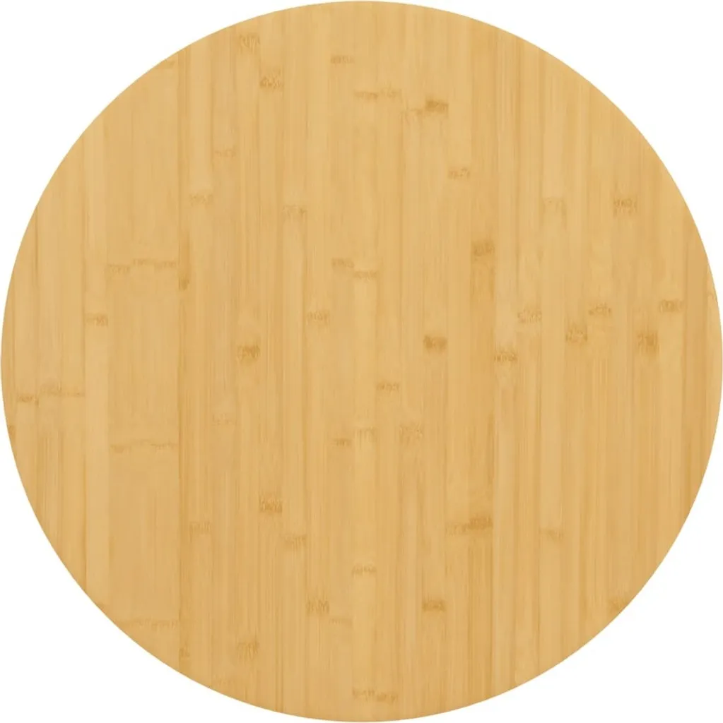 Piano del tavolo Ø60x4 cm in bambù