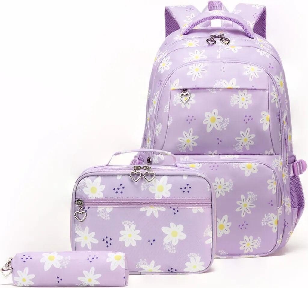 Cartable scolaire pour enfants et adolescents imperméable set de 3