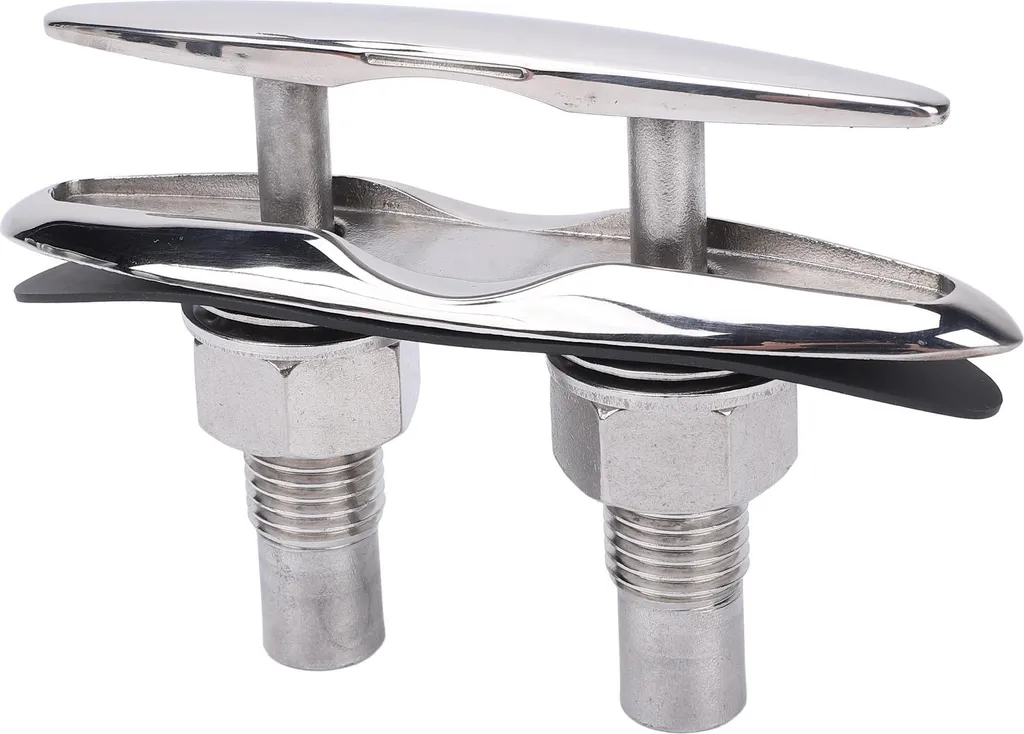 Taquet Pull-Up Inox 316 - 6 Pouces, Montage Affleurant, Haute Résistance