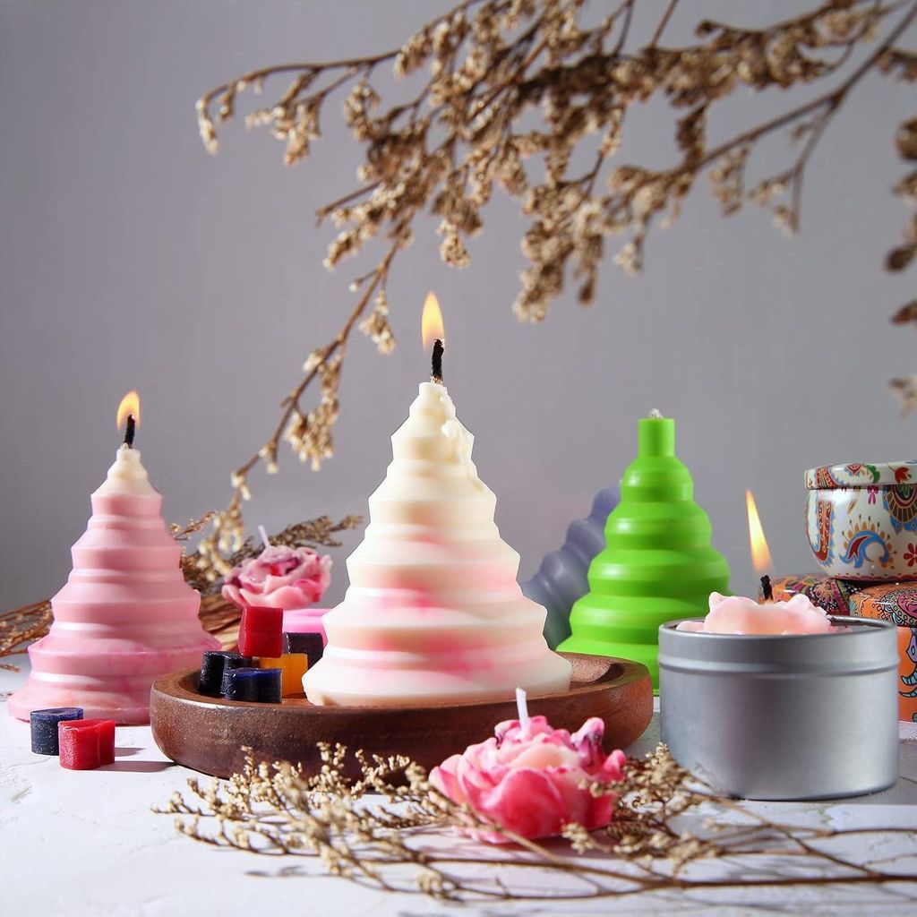 Geurkaarsen machen Set - Kaarsenmakingsset, Doe-Het-Zelf Geurkaarsen mit Anleitung, Doe-Het-Zelf Kaarsenset