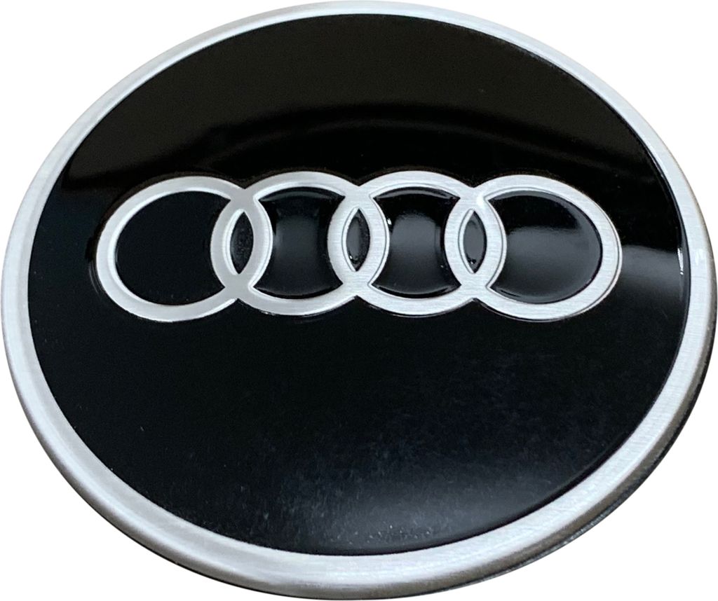 Originálny kryt náboja Audi / kryt ráfika v čiernej lesklej Obrázok produktu 