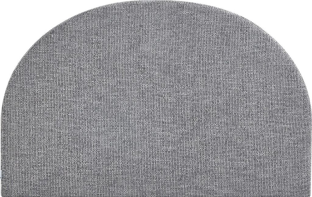 Bettkopfteil – 140 cm - Strukturstoff - Grau - PANIOTI