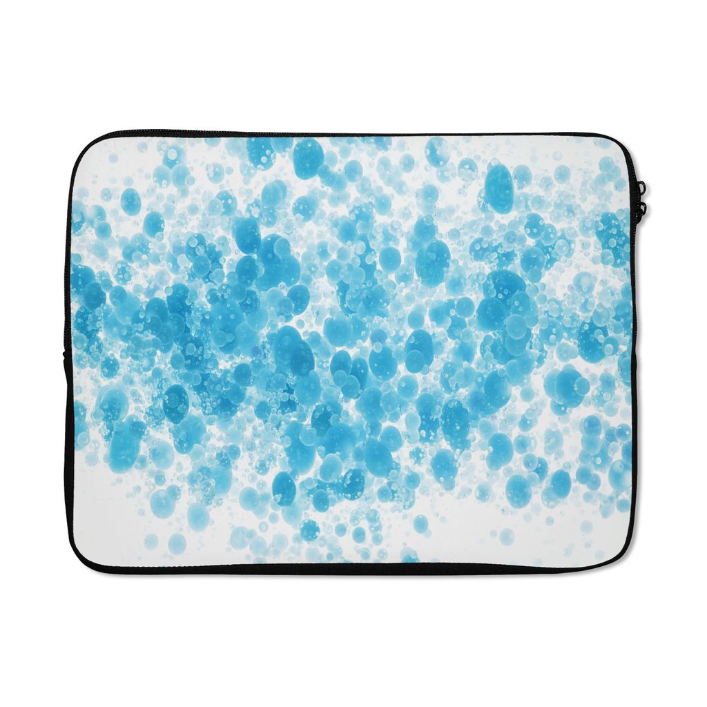 MuchoWow Laptop Hülle 14 ZollBlaues Öl im Wasser Laptoptasche - Laptoptasche - Stoßsicher - Schutzhaube
