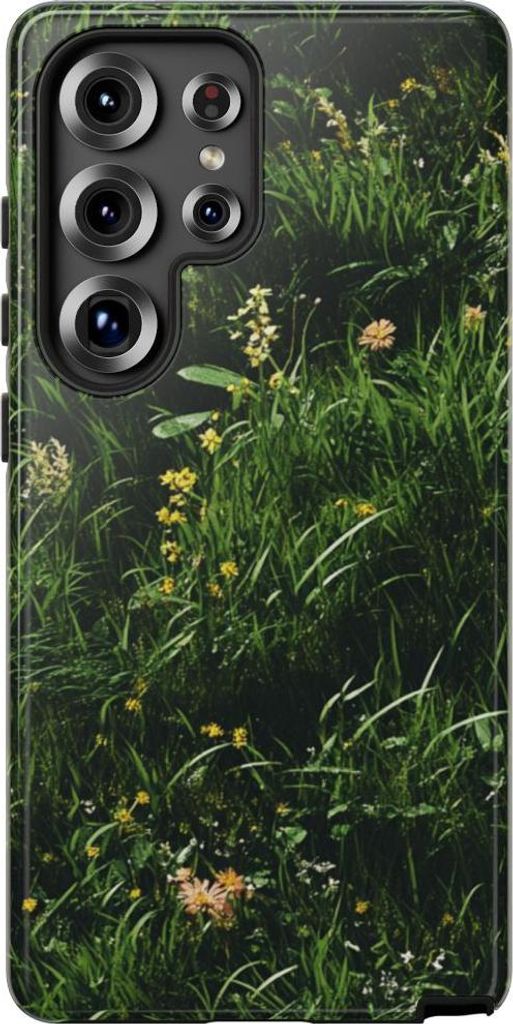 Blühende Blumenwiese – Hülle Kompatibel mit Samsung Galaxy S25 Ultra
