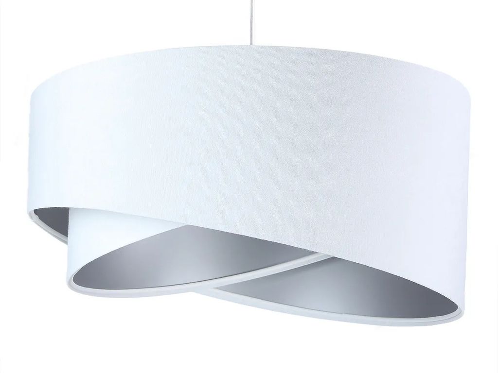 Lampa wisząca GEMSTONE biała/srebrna Zdjęcie produktu 