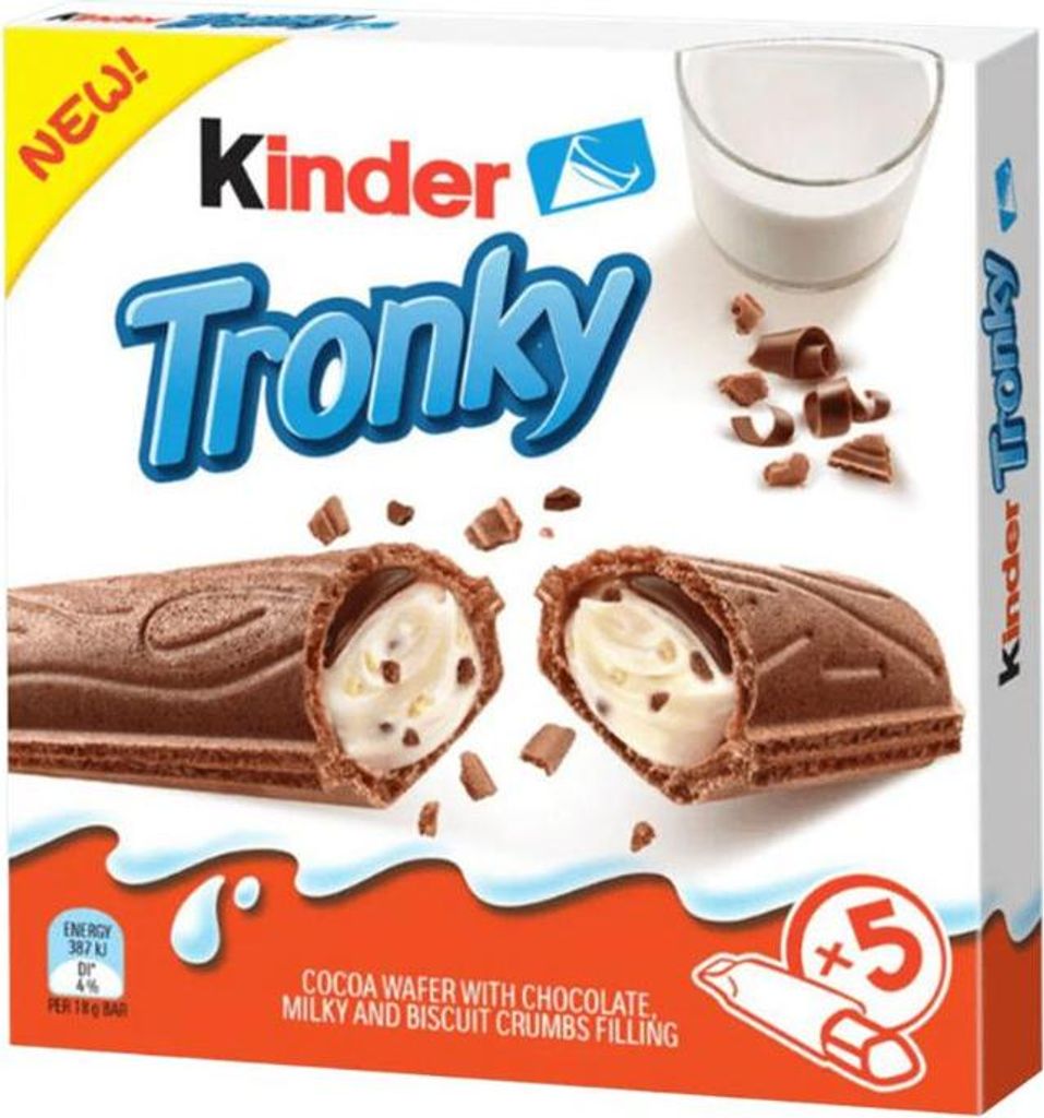 Kinder Tronky | Knusprige Waffel mit cremiger Produktbild 