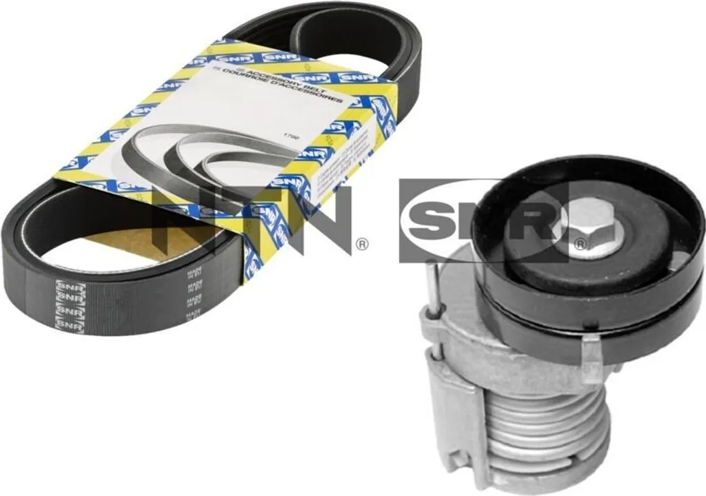 Jeu de courroies striées SNR KA857.21 pour VW Polo 6N et Seat Arosa