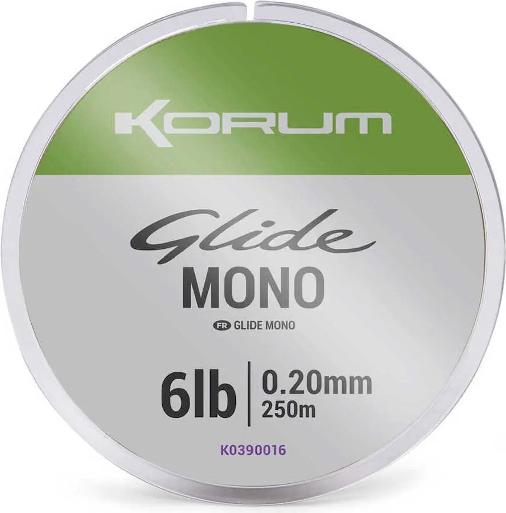 Évitez les Vrillages avec le Nylon Korum Glide Transparent 250M 0.200 mm