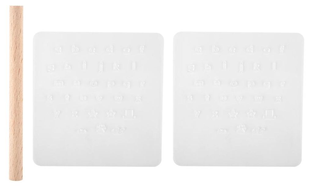 Handgefertigtes Leder-DIY-Buchstabendruck-Digital-Kunst-Schnitzwerkzeug-Set