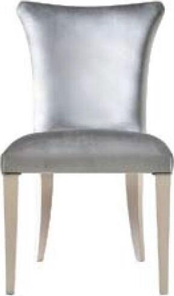 Esszimmerstuhl Stuhl Sitzer Sessel Esszimmer Stühle Holz Silber Modern Luxus Neu