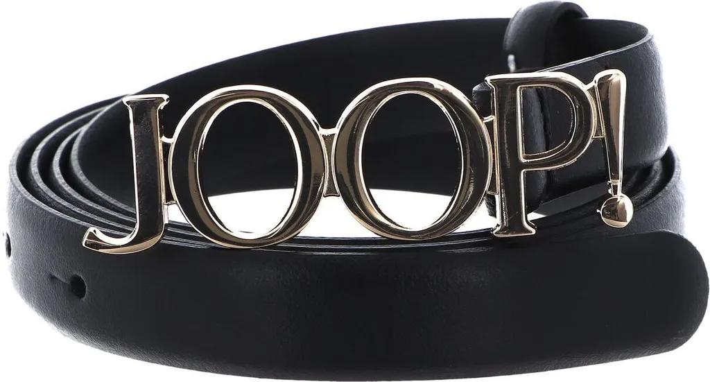 JOOP! W115 Cintura in Pelle di Bovino 2,0 CM Nero | Purezza e Qualità