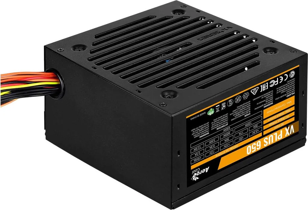 Alimentatore 650W Aerocool VX PLUS per Workstation e Office PC