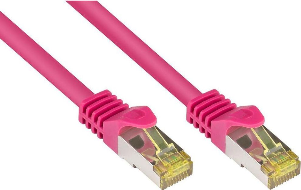 Good Connections Patchkabel m. Cat.7 Rohk. magenta 5m