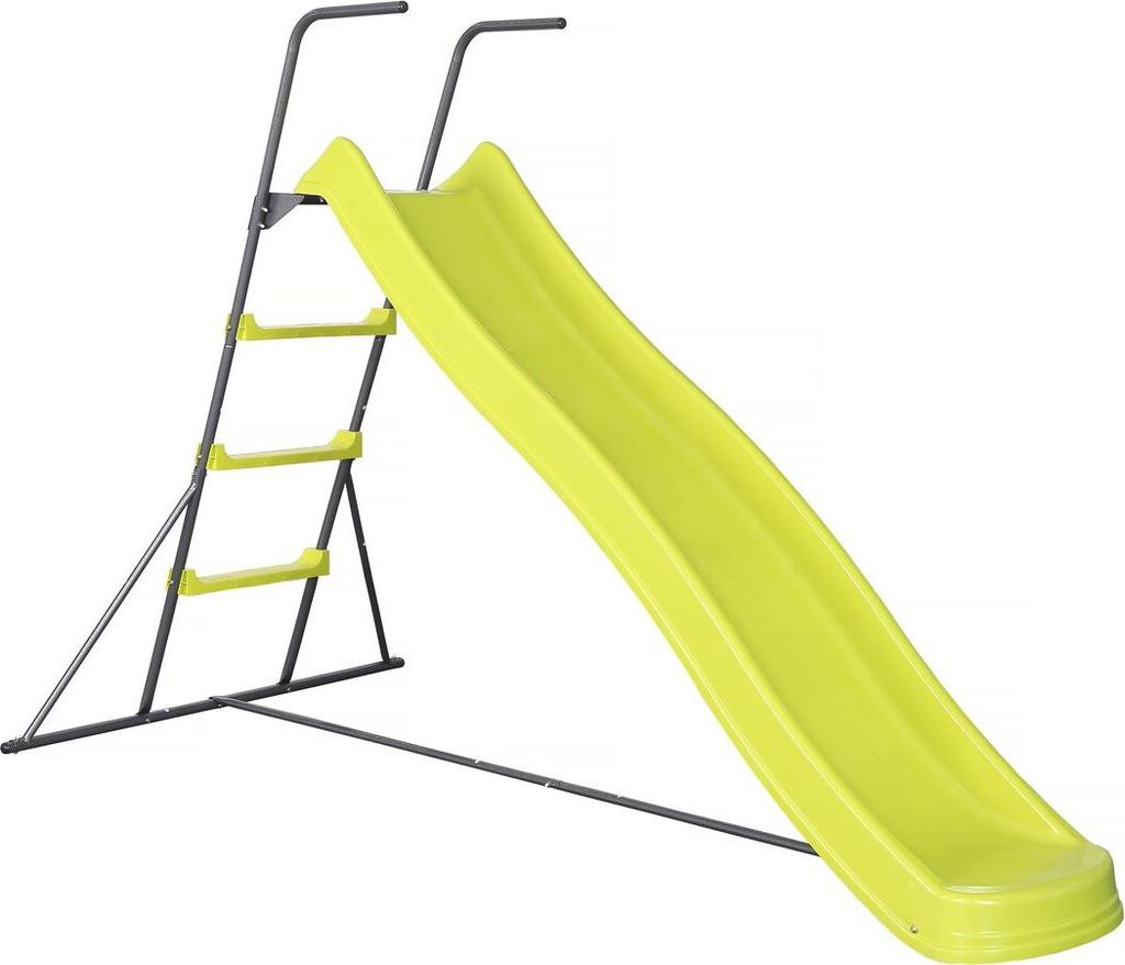 Scivolo da giardino a doppia onda "Poly" verde - 240 x 120 Immagine del prodotto 