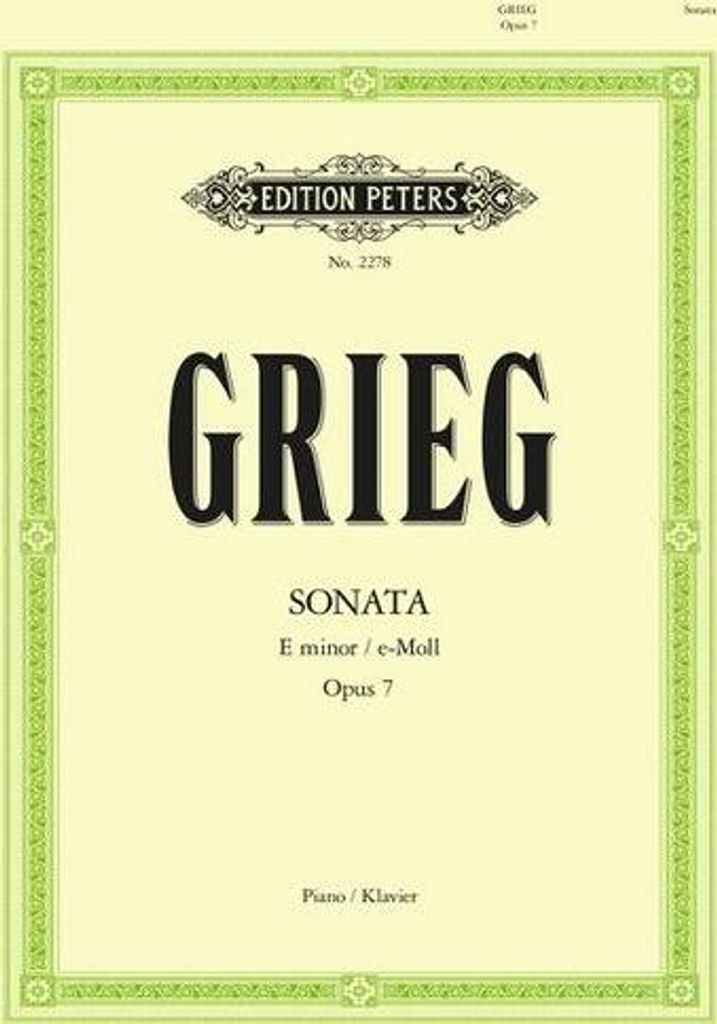 Piano Sonata in E Minor Op. 7