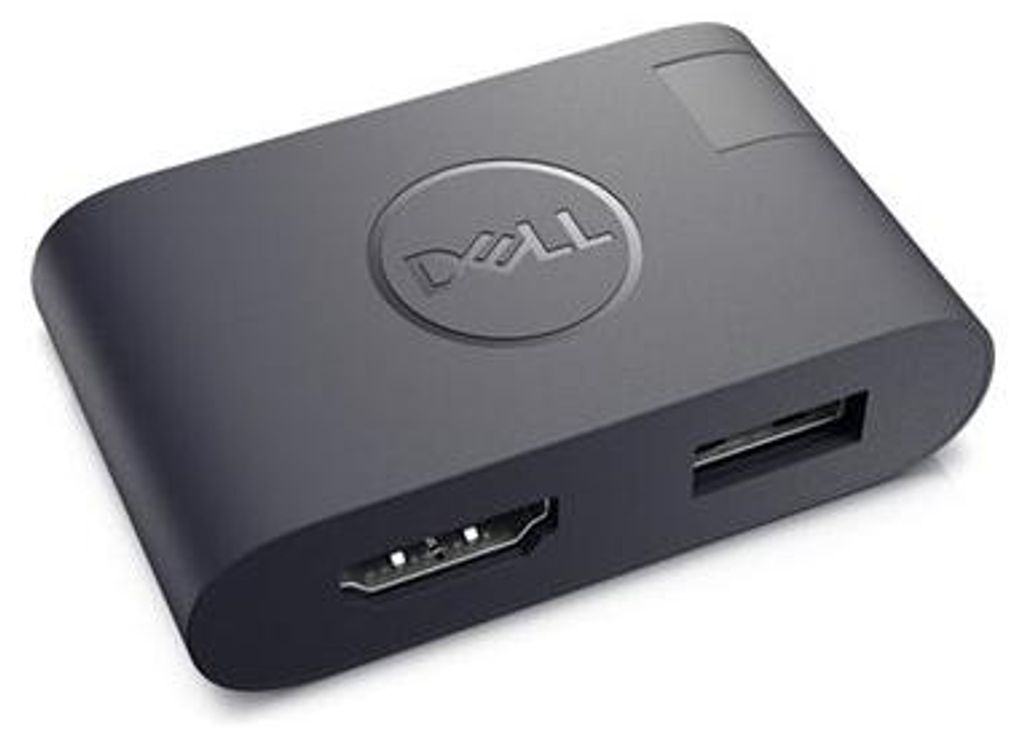 DELL DA20, USB Typ-C, HDMI + USB, Männlich, Weiblich, Produktbild 