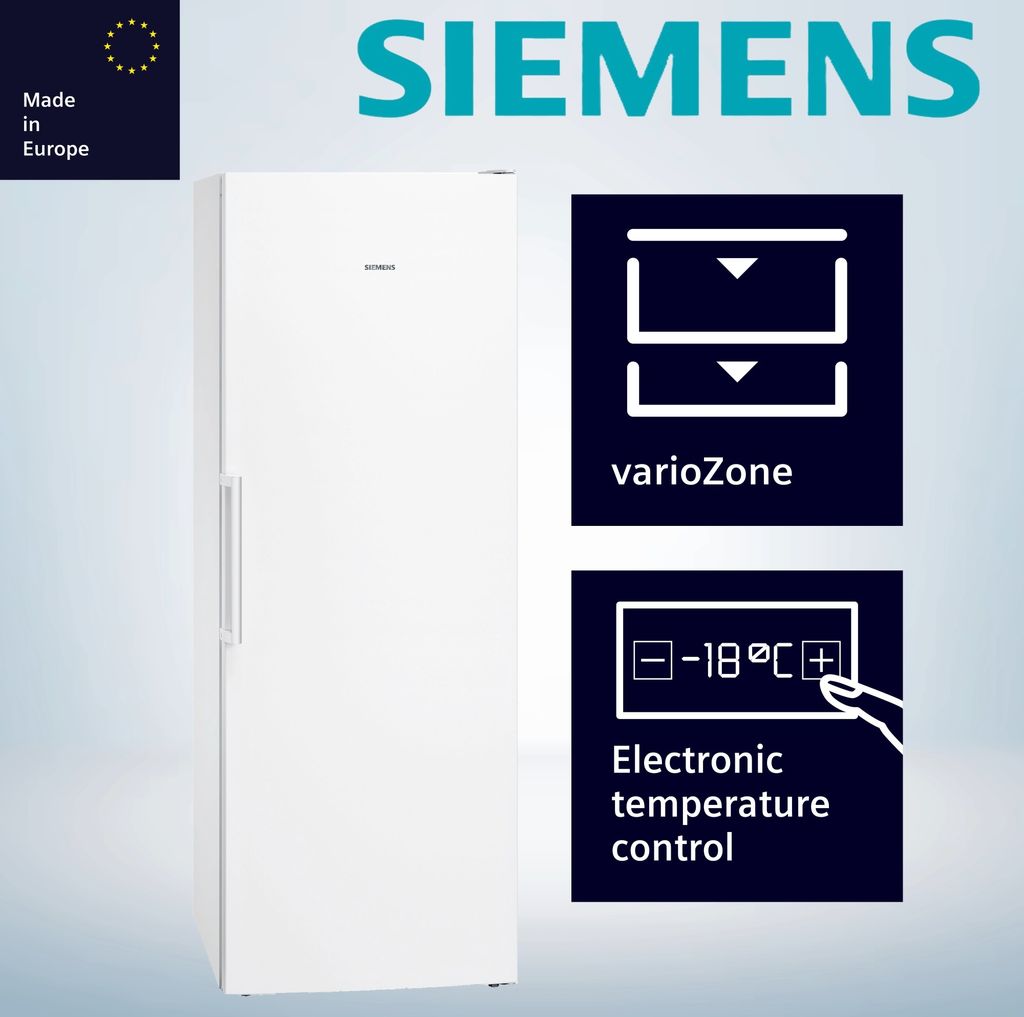 Siemens GS58NDWDP iQ500 Freistehender Gefrierschrank Produktbild 