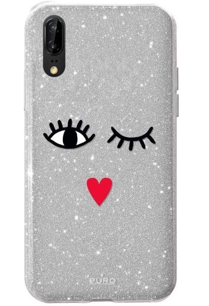 Cover EYES Silver für Huawei P20 5,8"