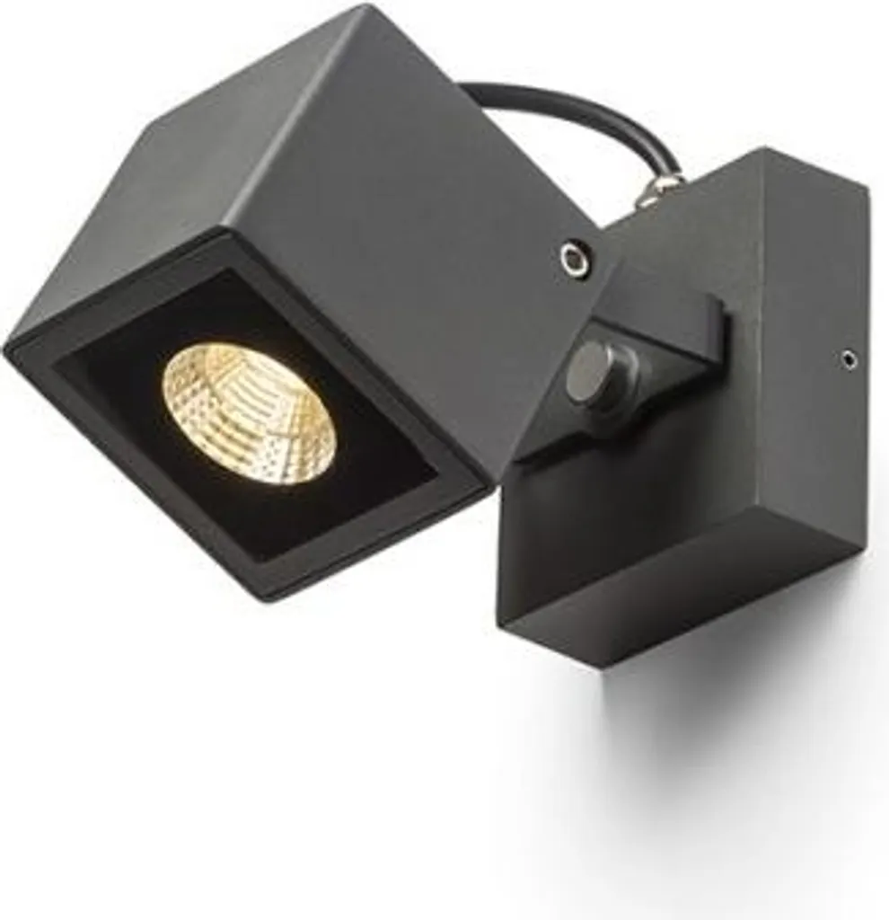 Applique Esterno Design BORA Antracite LED 6W 3000K IP54 230V