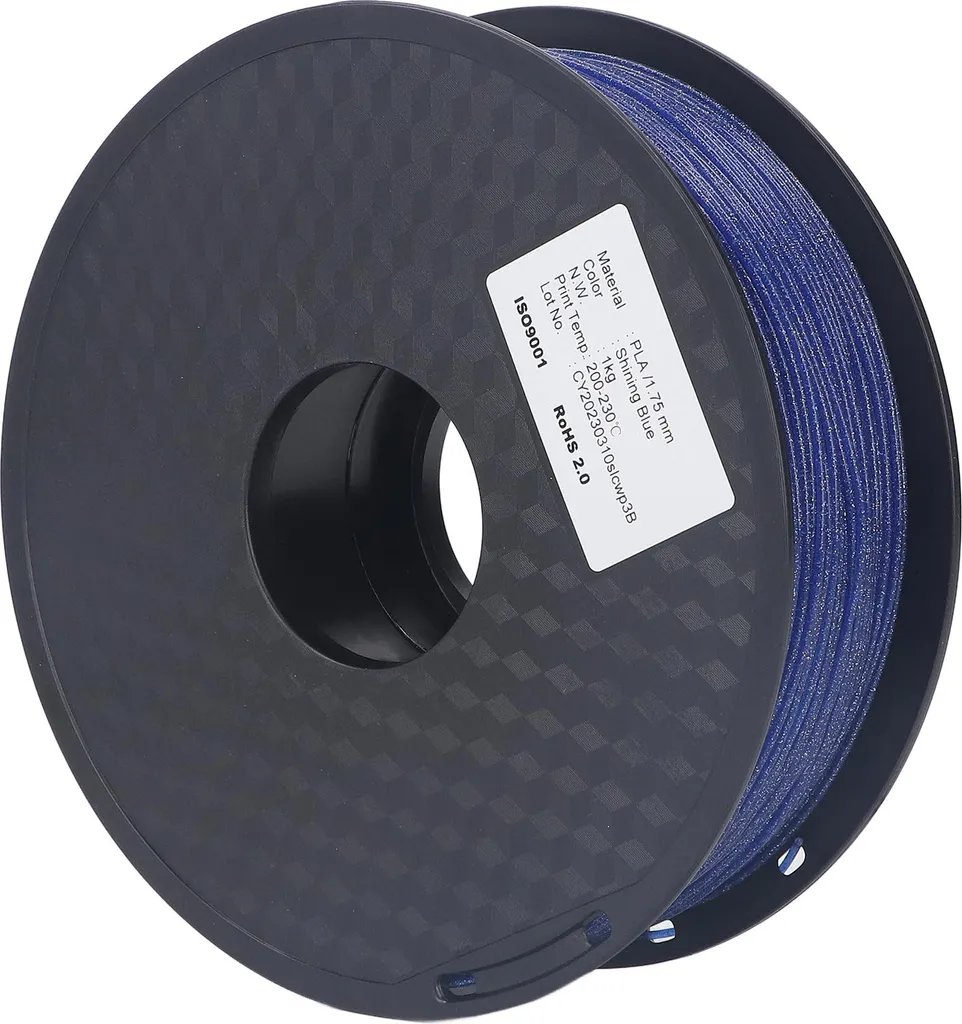 Consommable Impression 3D PLA Bleu Brillant 1.75 mm Haute Qualité