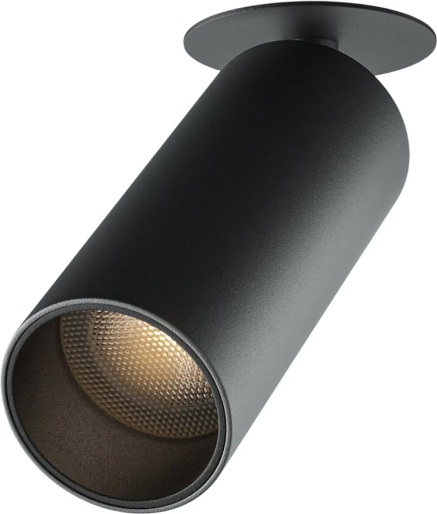 Spot LED Orientable Noir 12W : Éclairage Précis sans Éblouissement
