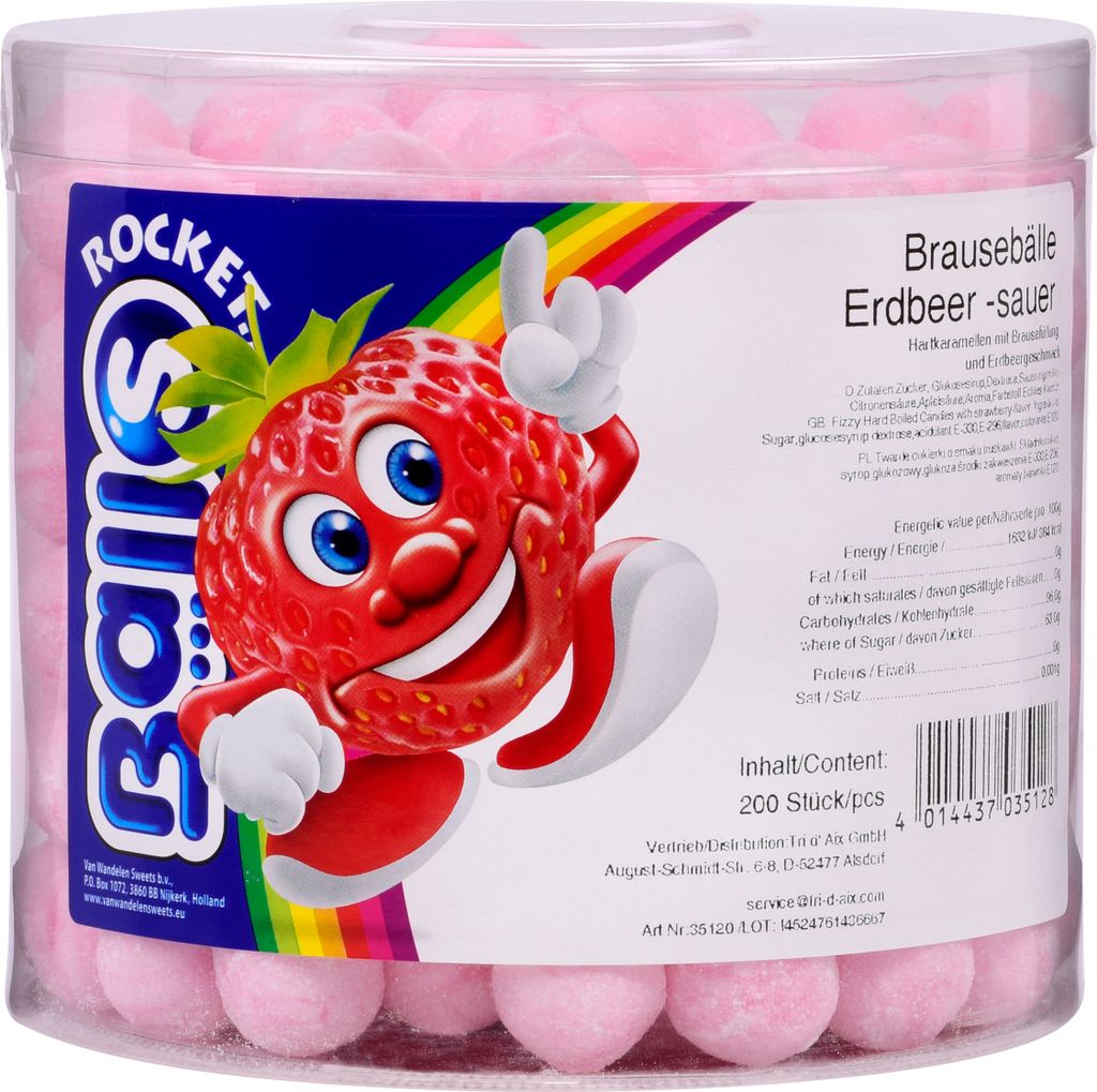Rocket Balls Brausebälle Produktbild 