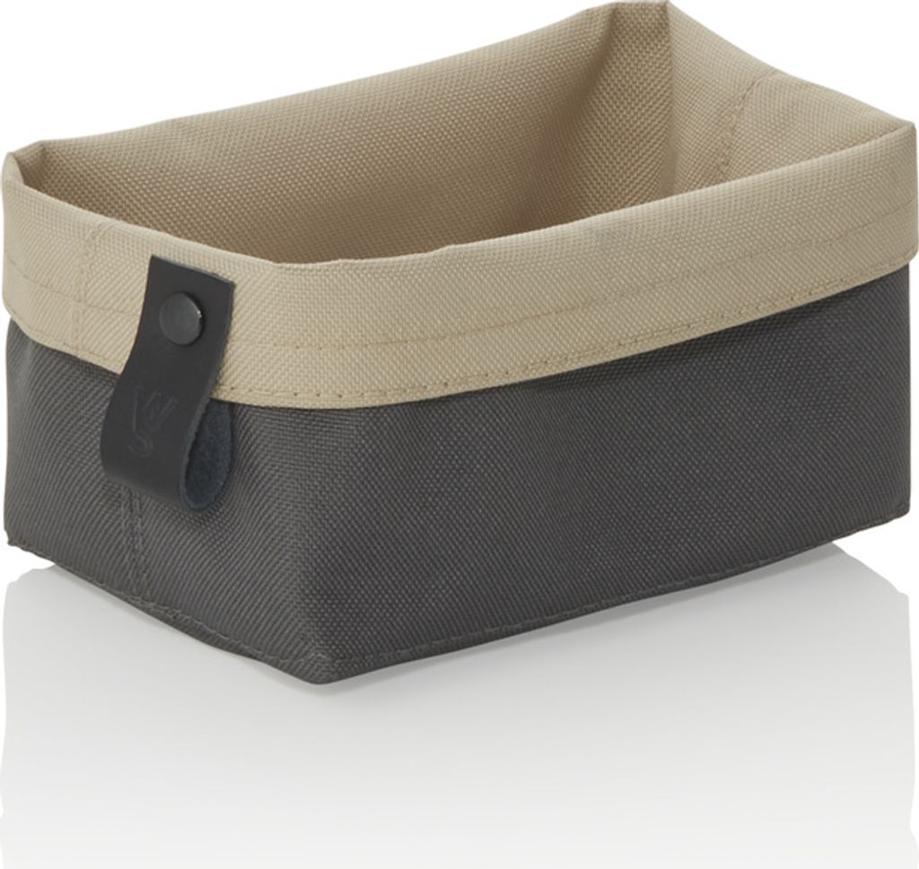 Brottasche FLIP TETRON, 15 x 11 x 8 cm, light grey/light khaki, Tetron