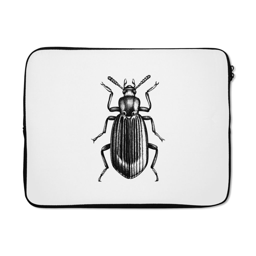 MuchoWow Laptop Hülle 15 Zoll Käfer - Tiere - Vintage Laptoptasche - Laptoptasche - Sleeve - Rundum-Schutz