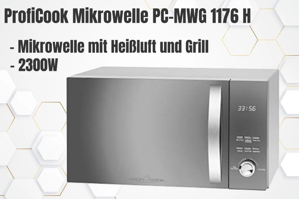 Micro-ondes ProfiCook PC-MWG 1176 H : La Solution Cuisson et Gain de Place - 11