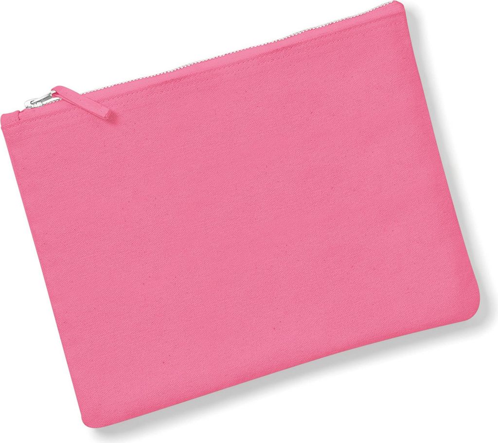 Westford Mill Canvas Stoffbeutel / Tasche / Kosmetiktasche RW4674 (L) (Echtes Rosa)