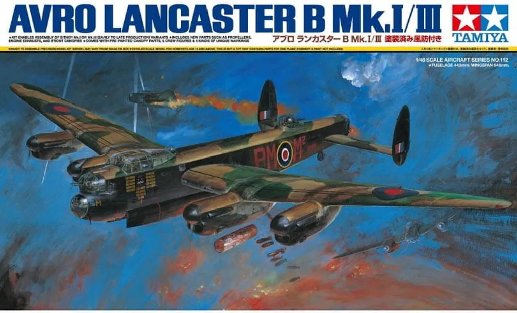 Maquette Avro Lancaster 1:48 : Montage Simplifié et Haute Qualité