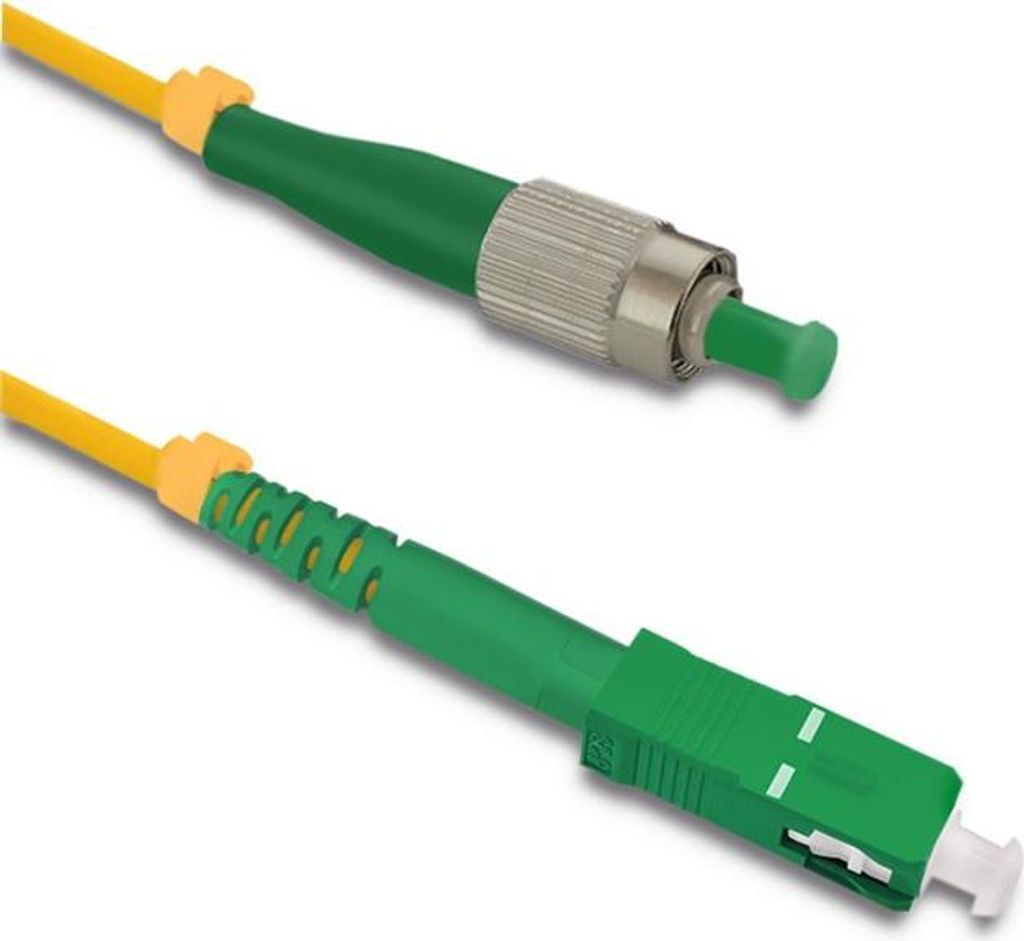 Qoltec Glasfaser-Patchkabel FC/APC - SC/APC | Singlemode | 9/125 | G652D | Simplex | 15 m