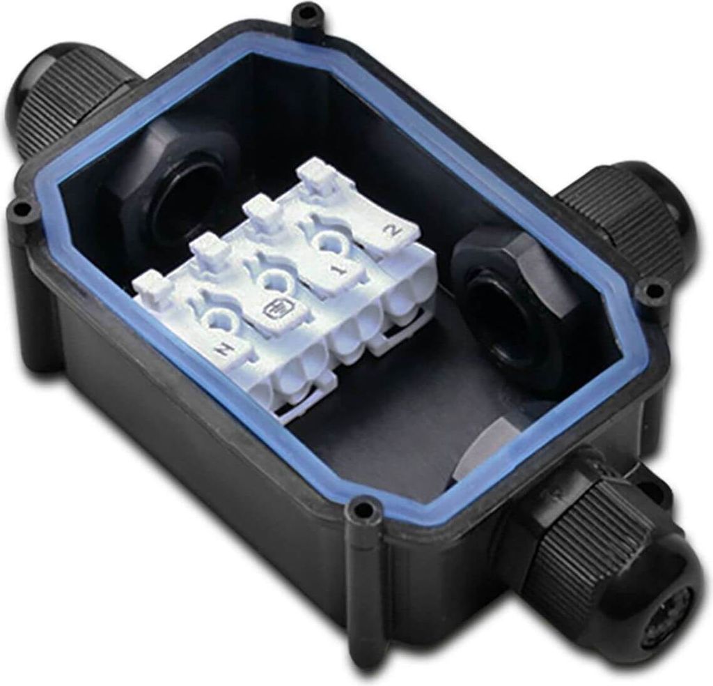 ISOLED Kabel Y-Verbinder IP67, Würgenippel + Push-Klemme 2x4polig