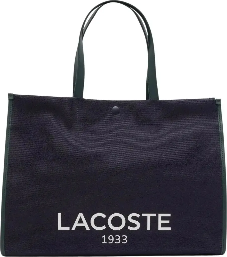 Sac Cabas Lacoste Heritage Canvas Résistant avec Finition Contrastée