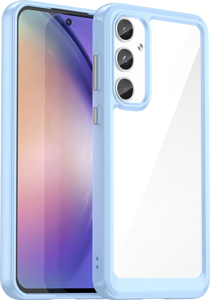 Schutzhülle für Samsung Galaxy A55 Klar Rückseite Stoßfeste Produktbild 