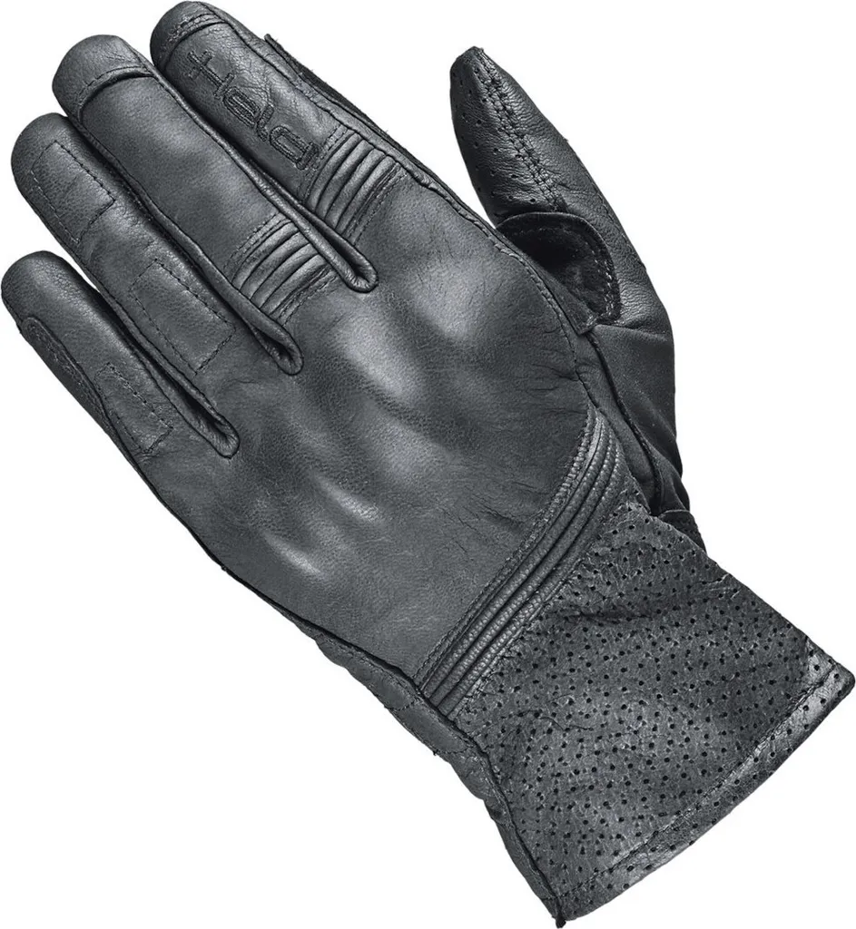 Gants de protection moto Held Sanford en cuir véritable noir - Taille 9