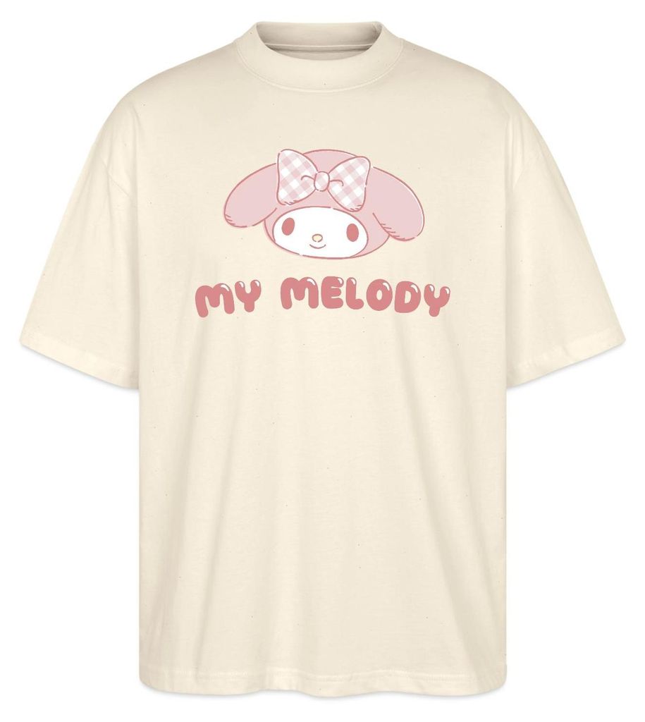 Spreadshirt My Melody Portrait Oversize Uni T-Shirt, XXL, Natur