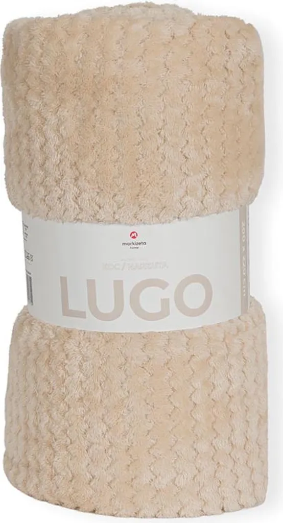 Coperta Decorativa LUGO Markizeta Beige 160x200 | Il Tuo Angolo Cozy