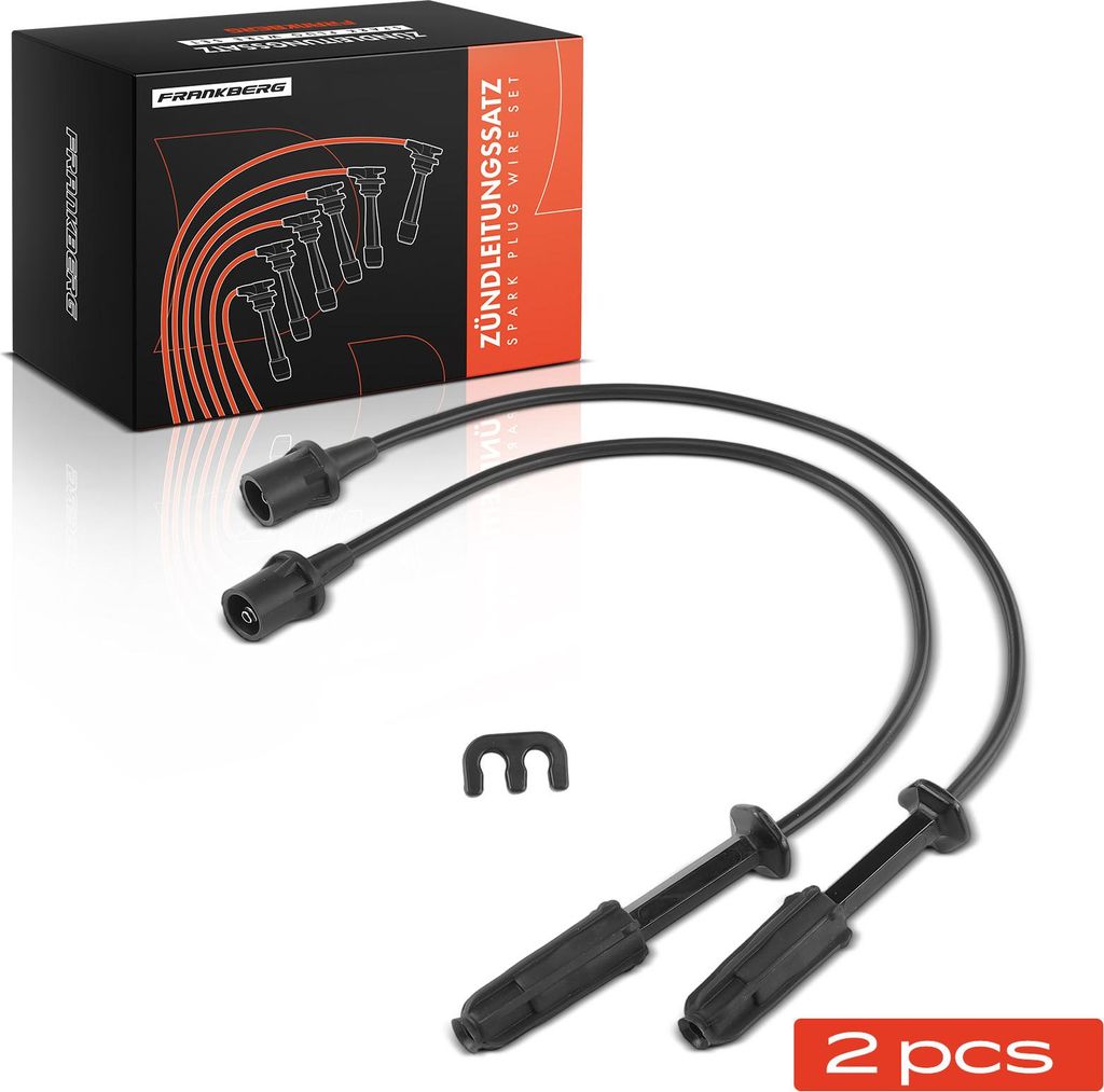 Frankberg 2x Zündleitungssatz Zündkabel für Mercedes-Benz W202 S202 C208 W210 S210 B901
